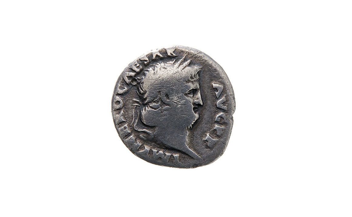 Монета, денарий, Nero (Нерон), Римская империя